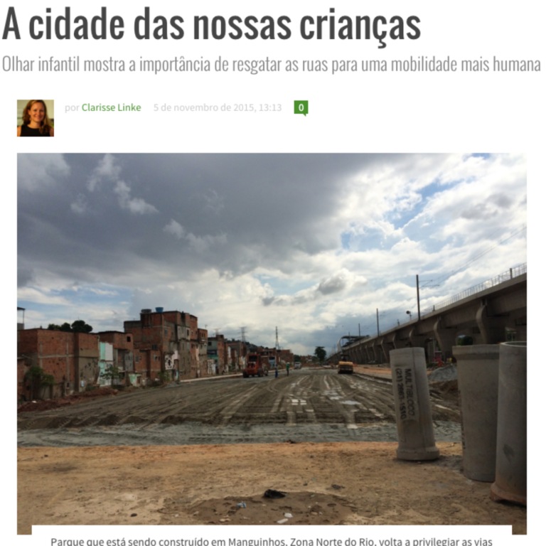 Projeto Colabora: A cidade das nossas crianças