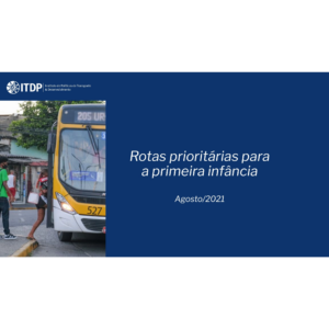 Rotas prioritárias para a primeira infância na cidade do Recife