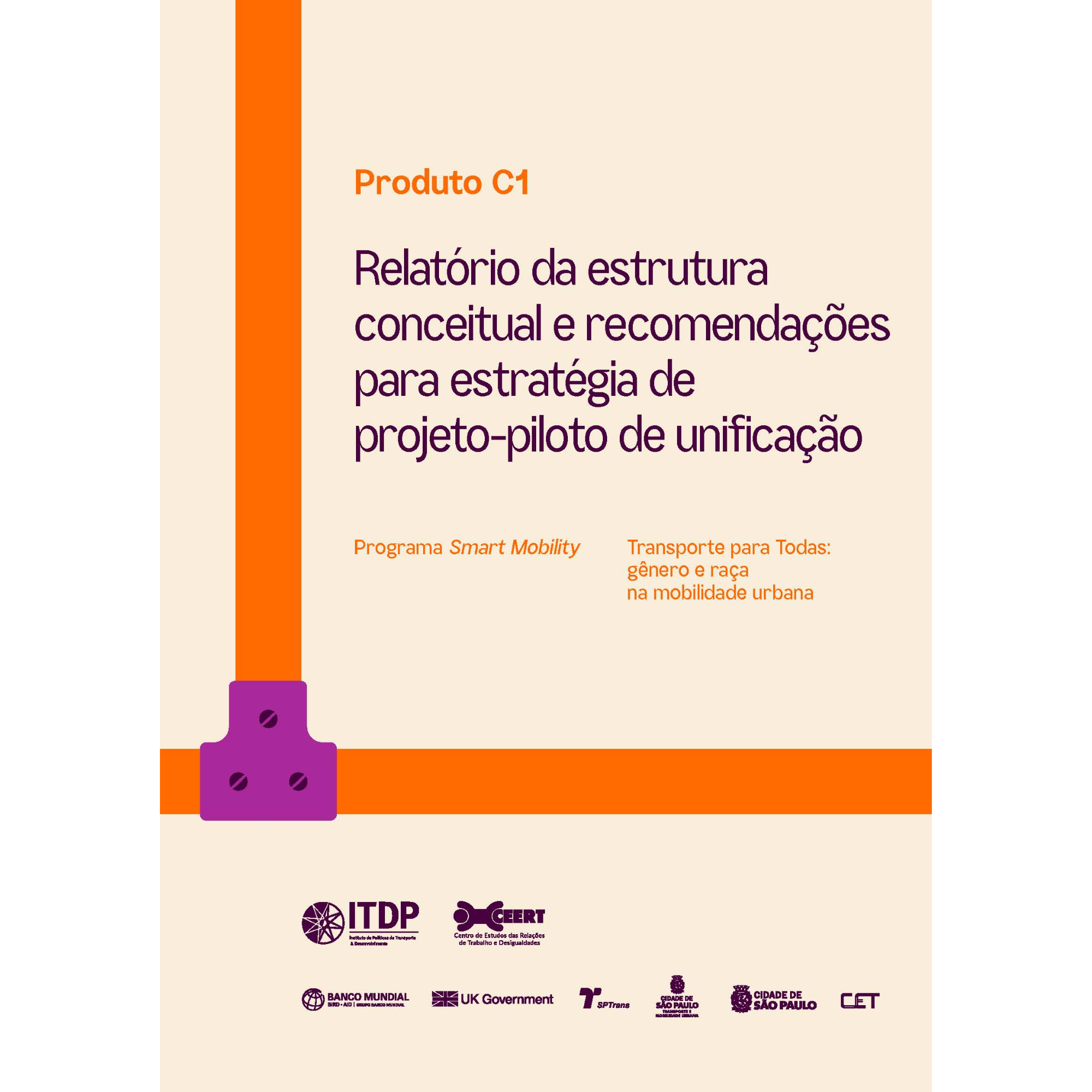 Transporte para Todas: Relatório da estrutura conceitual e recomendações para estratégia de projeto-piloto de unificação