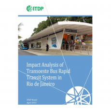 BRT Transoeste Relatório da análise de impacto